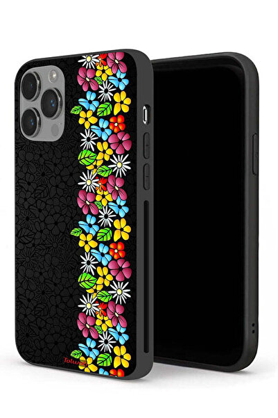 Tolwak غطاء حماية لجهاز Apple iPhone 14 Pro من Flowers Line