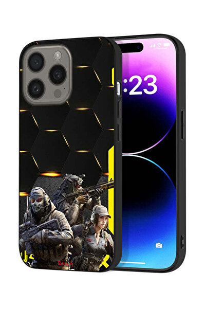Tolwak غطاء حماية لجهاز Apple iPhone 15 Pro Max بخلفية Cyberpunk
