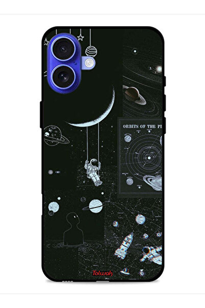 Tolwak غطاء حماية لجهاز Apple iPhone 16 Plus - مدارات الكواكب