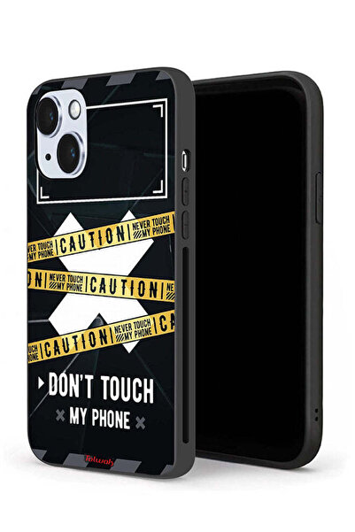 Tolwak جراب حماية لجهاز Apple iPhone 14 Plus تحذير: لا تلمس هاتفي أبدًا
