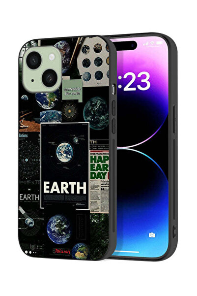 Tolwak Apple iPhone 15 Plus Protective Case Cover Earth