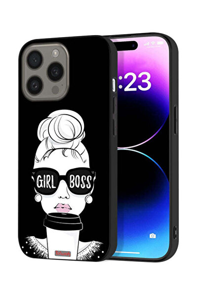 Tolwak غطاء حماية لهاتف Apple iPhone 15 Pro Max من Girl Boss