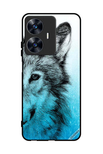 Covernex غطاء حماية لهاتف Realme C55 - نصف وجه ذئب