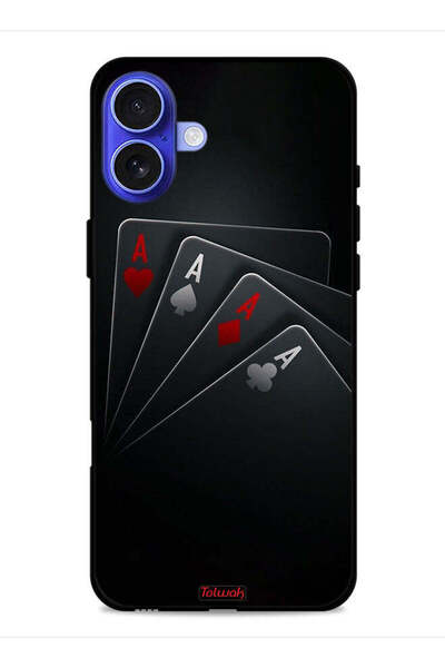 Tolwak Apple iPhone 16 Plus Protective Case Cover Cards A