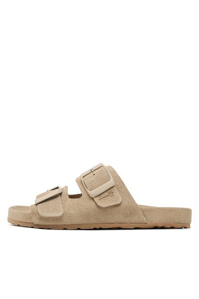 Manebi Women's Flip-flops beige MANEBI-TRAVELER NORDIC SANDALS K 1.1 RT K 1.1 CHAMPAGNE BEIGE