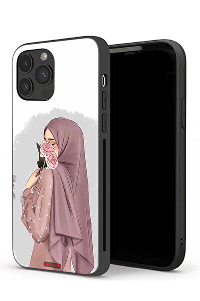 Tolwak غطاء حماية لجهاز آيفون 13 برو ماكس من آبل، يحمل صورة فتاة تحمل ورودًا