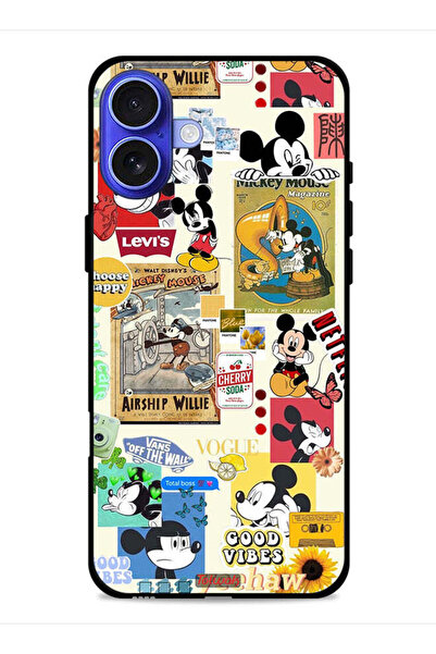 Tolwak Apple iPhone 16 Plus Protective Case Cover Chose Happy And Stickers