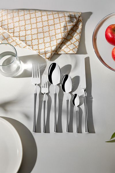 Nehir Marbella Satin 12-Person 72-Piece Boxed Cutlery Set