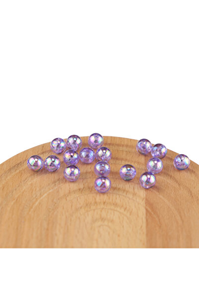 Prestij Boncuk خرز جانجان شفاف من اللؤلؤ البلاستيكي مقاس 10 مم 500 جرام لحقيب...