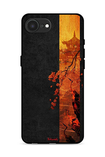 Tolwak غطاء حماية لجهاز Apple iPhone 16e بألوان الخريف الفنية