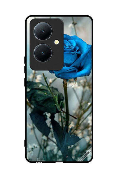 Covernex Protective Case Cover For Vivo Y78+ 5G Blue Rose
