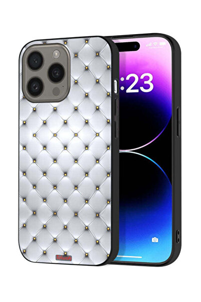 Tolwak غطاء حماية لجهاز Apple iPhone 15 Pro Max مطبوع عليه طوابع على القماش