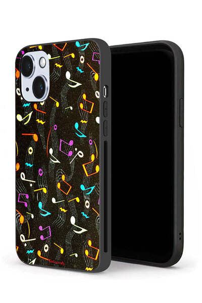 Tolwak جراب حماية لجهاز Apple iPhone 14 بنمط قماش موسيقي