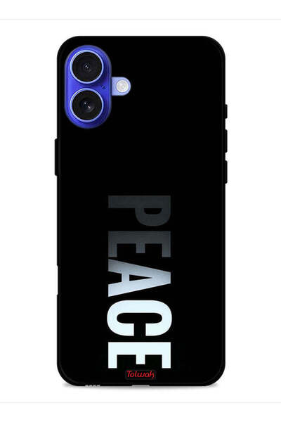 Tolwak غطاء حماية لجهاز Apple iPhone 16 Plus من Peace