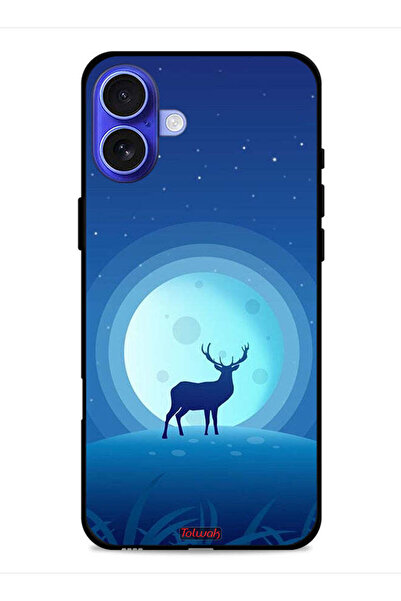 Tolwak غطاء حماية لجهاز Apple iPhone 16 بتصميم غزال