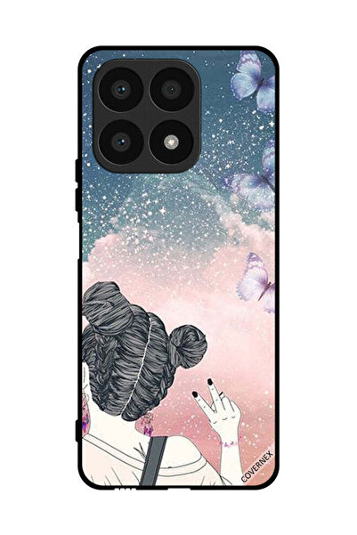 Covernex غطاء حماية لهاتف Honor X8a بتصميم علامة النصر