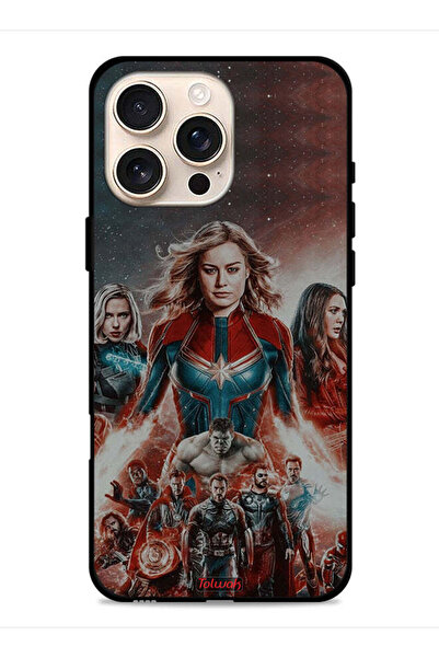 Tolwak غطاء حماية لجهاز Apple iPhone 16 Pro Max من Avengers