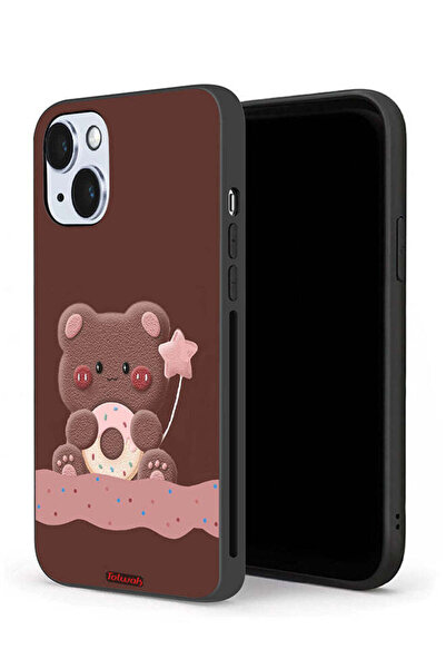 Tolwak غطاء حماية لجهاز Apple iPhone 14 Plus بتصميم دب الدونات
