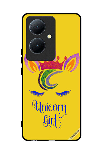 Covernex غطاء حماية لهاتف Vivo Y78 5G برسومات فتاة يونيكورن