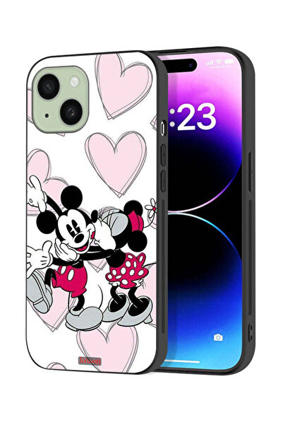 Tolwak غطاء حماية لجهاز آيفون 15 بلس من آبل بتصميم ميكي ماوس