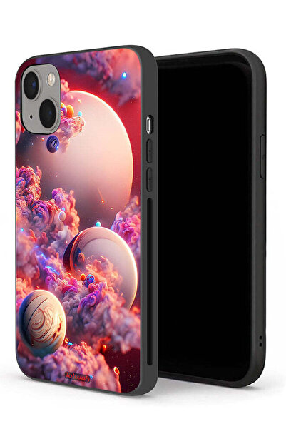 Tolwak غطاء حماية لجهاز Apple iPhone 13 بتصميم غيوم وفن تجريدي