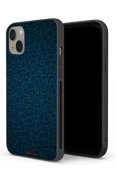 Tolwak جراب حماية لجهاز Apple iPhone 13 بنقشة أوراق فنية رقمية
