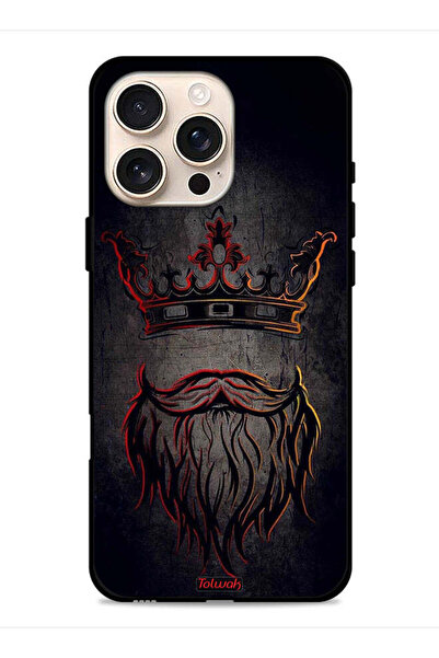 Tolwak غطاء حماية لجهاز Apple iPhone 16 Pro Max بتصميم King Artwork