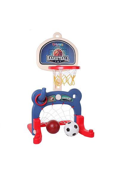 Dazmers Activity center, 3 in 1 sports center,basketball, soccer, and ring toss, adjustable basketball hoop