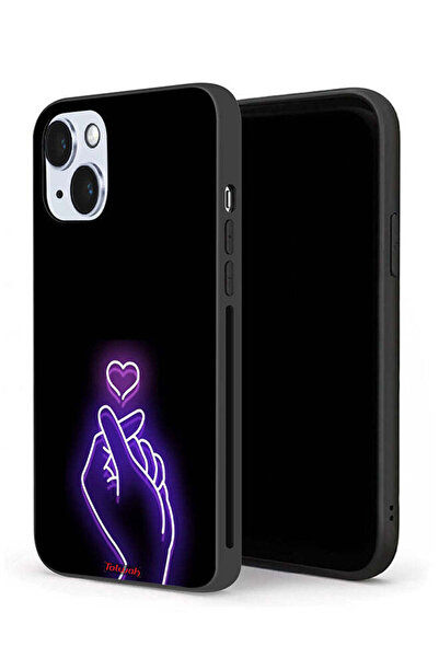 Tolwak جراب حماية لجهاز Apple iPhone 14 بتصميم قلب صغير