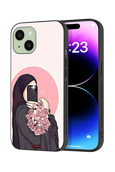 Tolwak غطاء حماية لجهاز Apple iPhone 15 Plus بتصميم فن التقاط صور سيلفي أثناء...