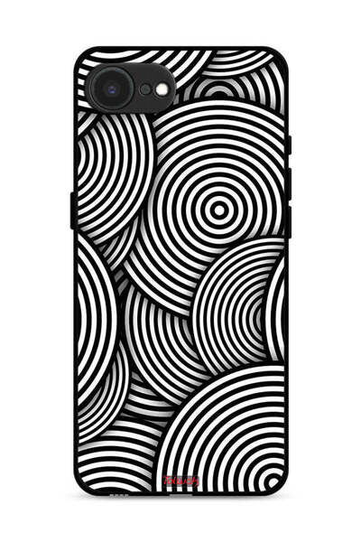 Tolwak غطاء حماية لجهاز Apple iPhone 16e بنمط دوائر وهمية