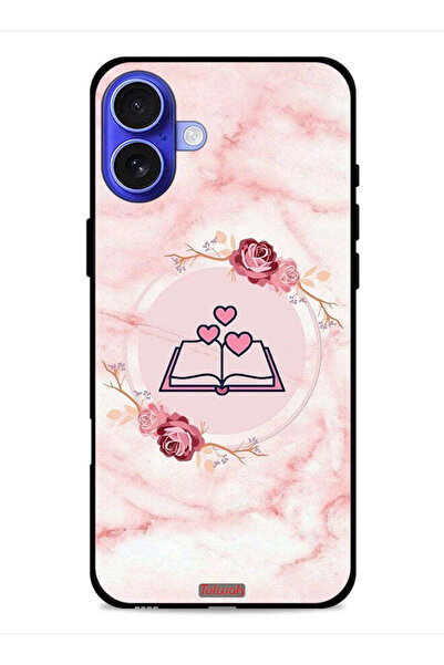 Tolwak غطاء حماية لجهاز Apple iPhone 16 Plus بتصميم ثلاثة قلوب على كتاب