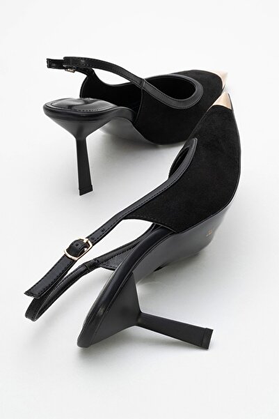 Lizy Shoes Burun Detaylı Topuklu Ayakkabı