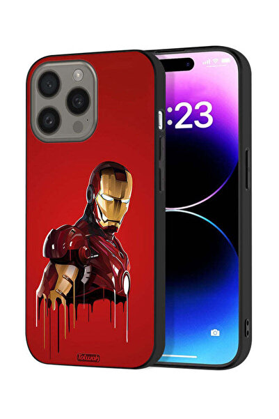 Tolwak غطاء حماية لجهاز Apple iPhone 15 Pro بتصميم الرجل الحديدي
