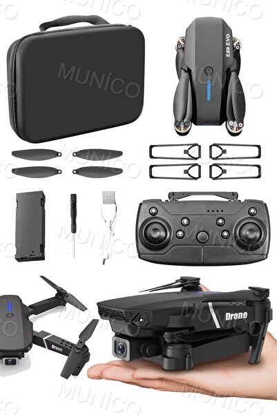 Munico FPV HD 2.4GHz Hava Fotoğrafçılığı RC Dört Pervaneli Helikopter Drone Wifi 4K Profesyonel kamera