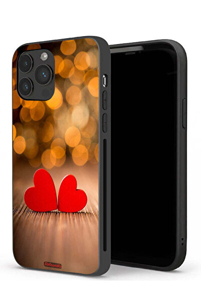 Tolwak جراب حماية لجهاز Apple iPhone 13 Pro Max بتصميم قلبين جميلين