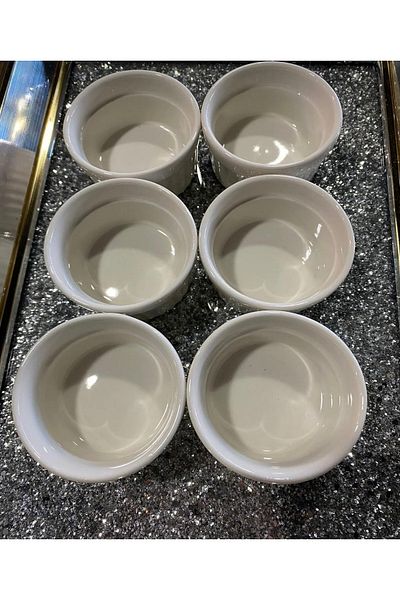 heybecollection 6-Piece Porcelain Snack Bowl