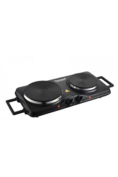 Techwood Dvojitá elektrická varná deska TPE-2506, 2500 W, Ø 185 mm + Ø 155 mm, termostat
