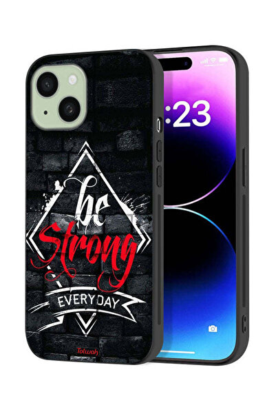 Tolwak غطاء حماية لجهاز Apple iPhone 15 Plus كن قويًا كل يوم