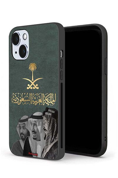 Tolwak غطاء حماية لجهاز ابل ايفون 14 بلس الملك سلام وعبد العزيز ومحمد