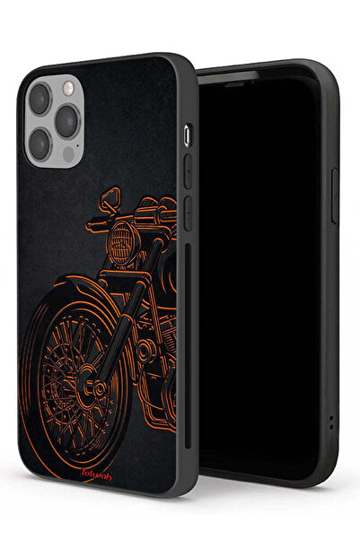 Tolwak جراب حماية لجهاز Apple iPhone 12 Pro بتصميم دراجة عتيقة