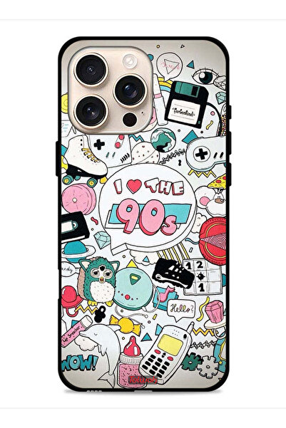 Tolwak غطاء حماية لجهاز Apple iPhone 16 Pro Max - أحب التسعينيات