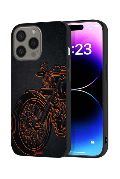 Tolwak غطاء حماية لجهاز Apple iPhone 15 Pro بتصميم دراجة عتيقة
