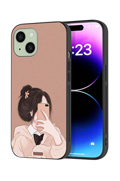 Tolwak غطاء حماية لجهاز Apple iPhone 15 Plus لالتقاط صور سيلفي