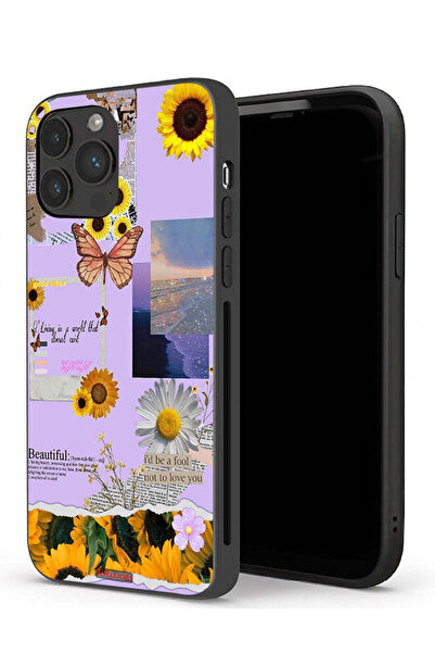 Tolwak جراب حماية لجهاز Apple iPhone 13 Pro Max بملصقات عباد الشمس الجميلة