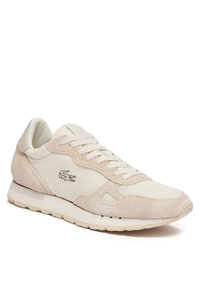 Lacoste Teniși bej pentru bărbați LACOSTE-747SMA0007 18C OFF WHT/OFF WHT