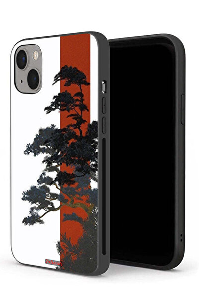 Tolwak جراب حماية لجهاز Apple iPhone 13 mini بتصميم شجرة فنية