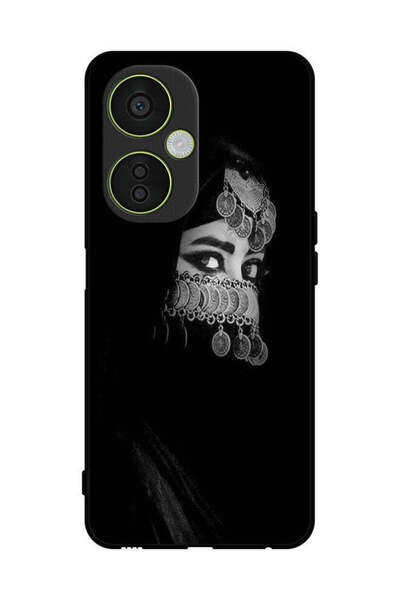 Covernex غطاء حماية لهاتف OnePlus Nord CE 3 Lite، فتاة ذات عيون جميلة ووجه مج...
