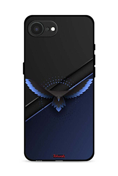 Tolwak غطاء حماية لجهاز Apple iPhone 16e بتصميم نسر فني تجريدي رقمي