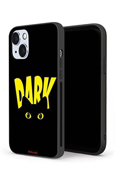 Tolwak جراب حماية لجهاز Apple iPhone 14 Plus - قطة داكنة